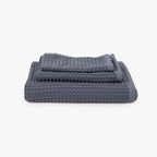 Toalha de Banho Algodão Favos Azul ESNA - Gato Preto