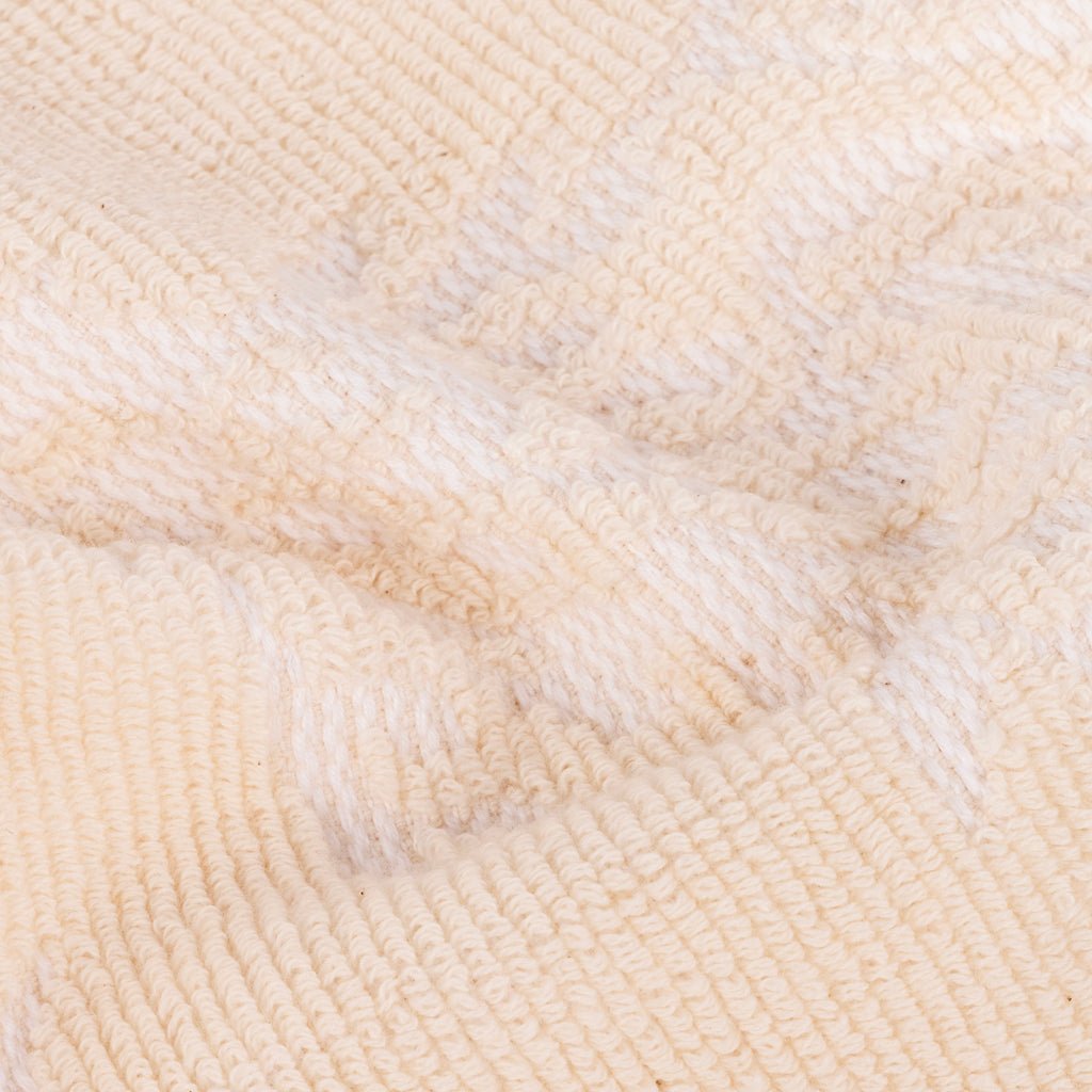 Toalha de Banho Algodão Flores Bege e Branco TWIG - Gato Preto