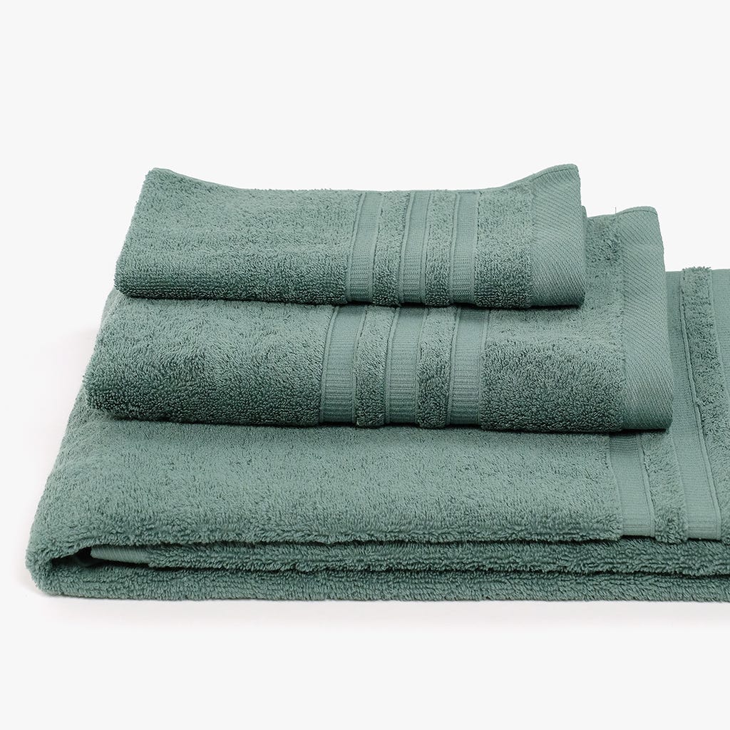 Toalha de Banho Algodão Verde Escuro 4EVERYDAY - Gato Preto