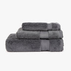 Toalha de Banho de Rosto Algodão Cinza Escuro FIVE STARS - Gato Preto