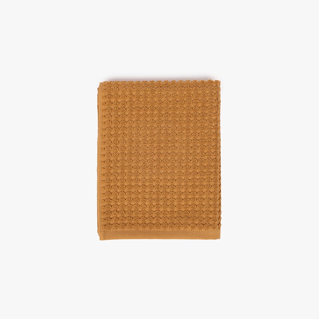 Toalha de Banho de Rosto Algodão Favos Amarelo ESNA - Gato Preto