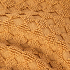 Toalha de Banho de Rosto Algodão Favos Amarelo ESNA - Gato Preto