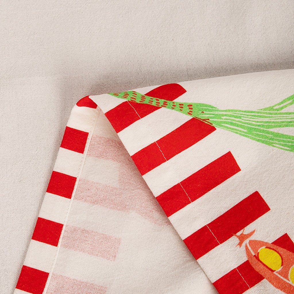 Toalha de Mesa Algodão Quadrada Vegetais VEGGIE PARADE - Gato Preto