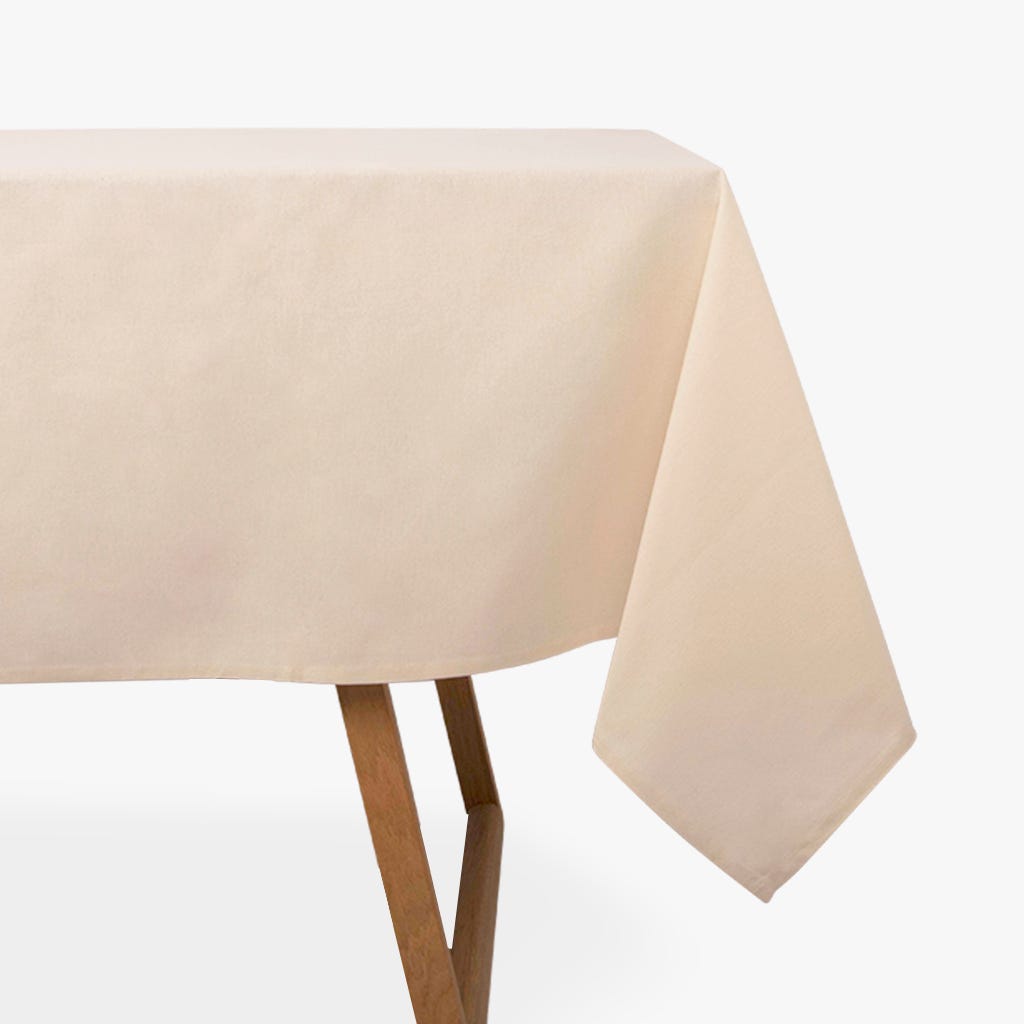 Toalha de Mesa Algodão Retangular Bege 4EVERYDAY - Gato Preto