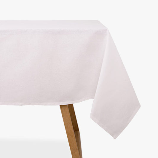 Toalha de Mesa Quadrada Algodão Branco 4EVERYDAY - Gato Preto