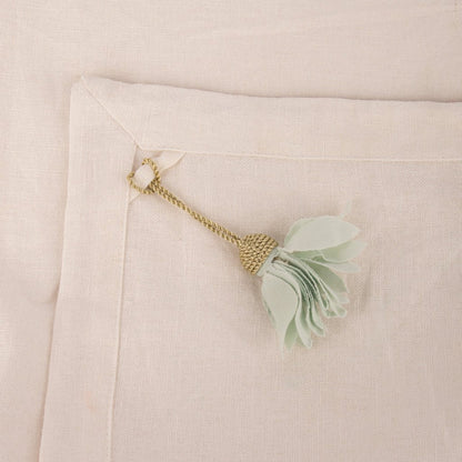 Toalha de Mesa Quadrada Algodão e Linho MARIE - Gato Preto