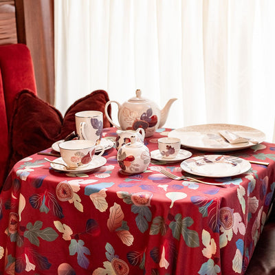 Toalha de Mesa Retangular Algodão com Figos FIGO - Gato Preto