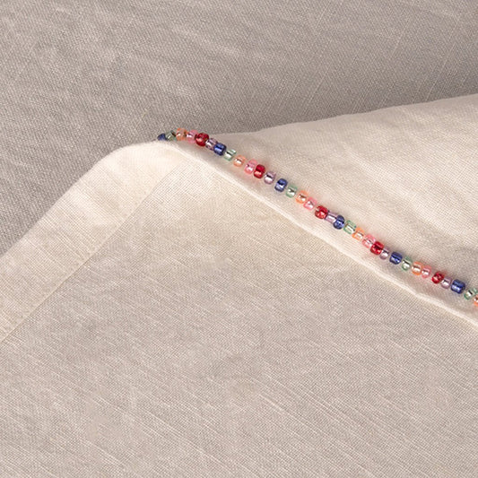 Toalha de Mesa Retangular Algodão e Linho MARIE - Gato Preto