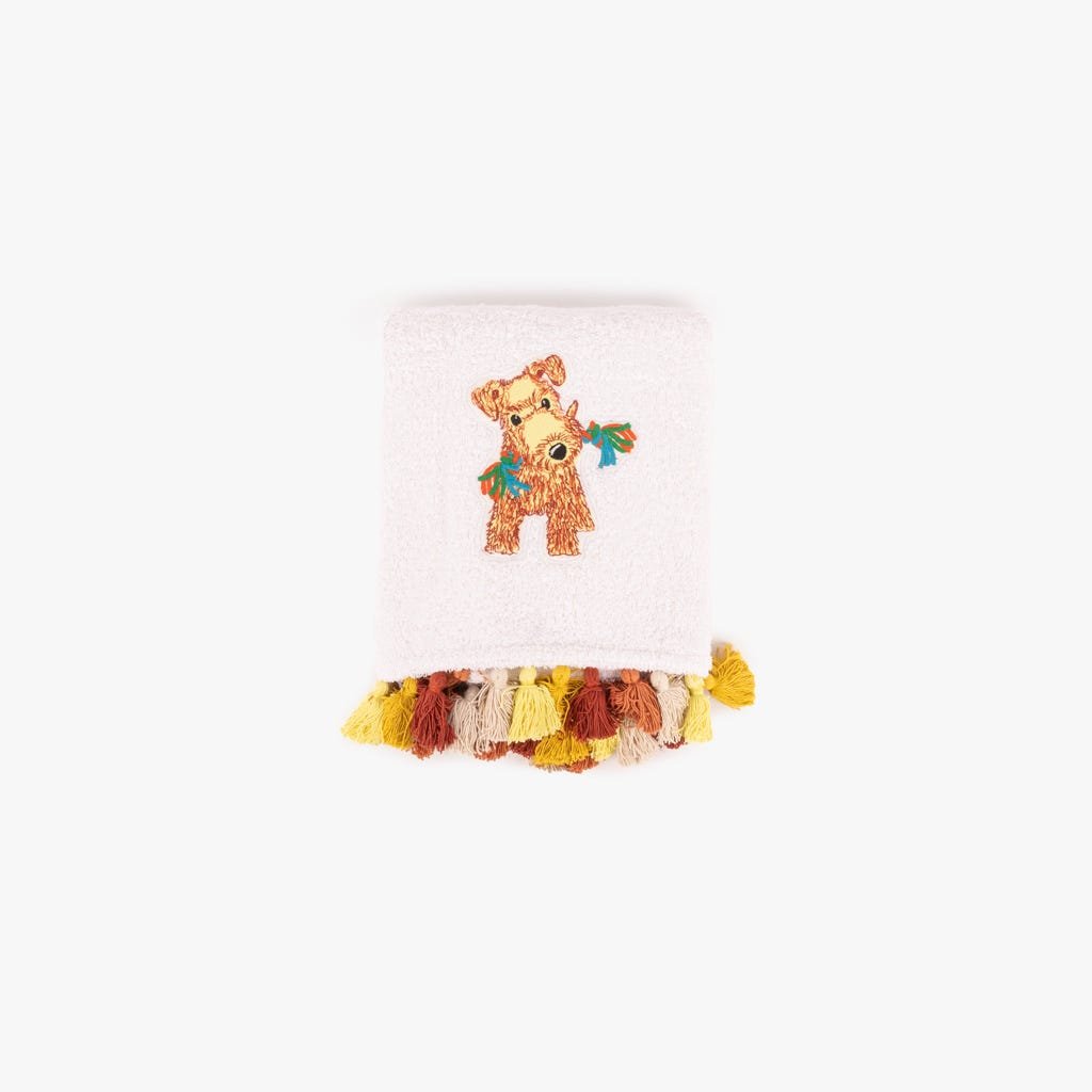 Toalha Turca Branca Cão 50x90 DOG´S PARTY - Gato Preto