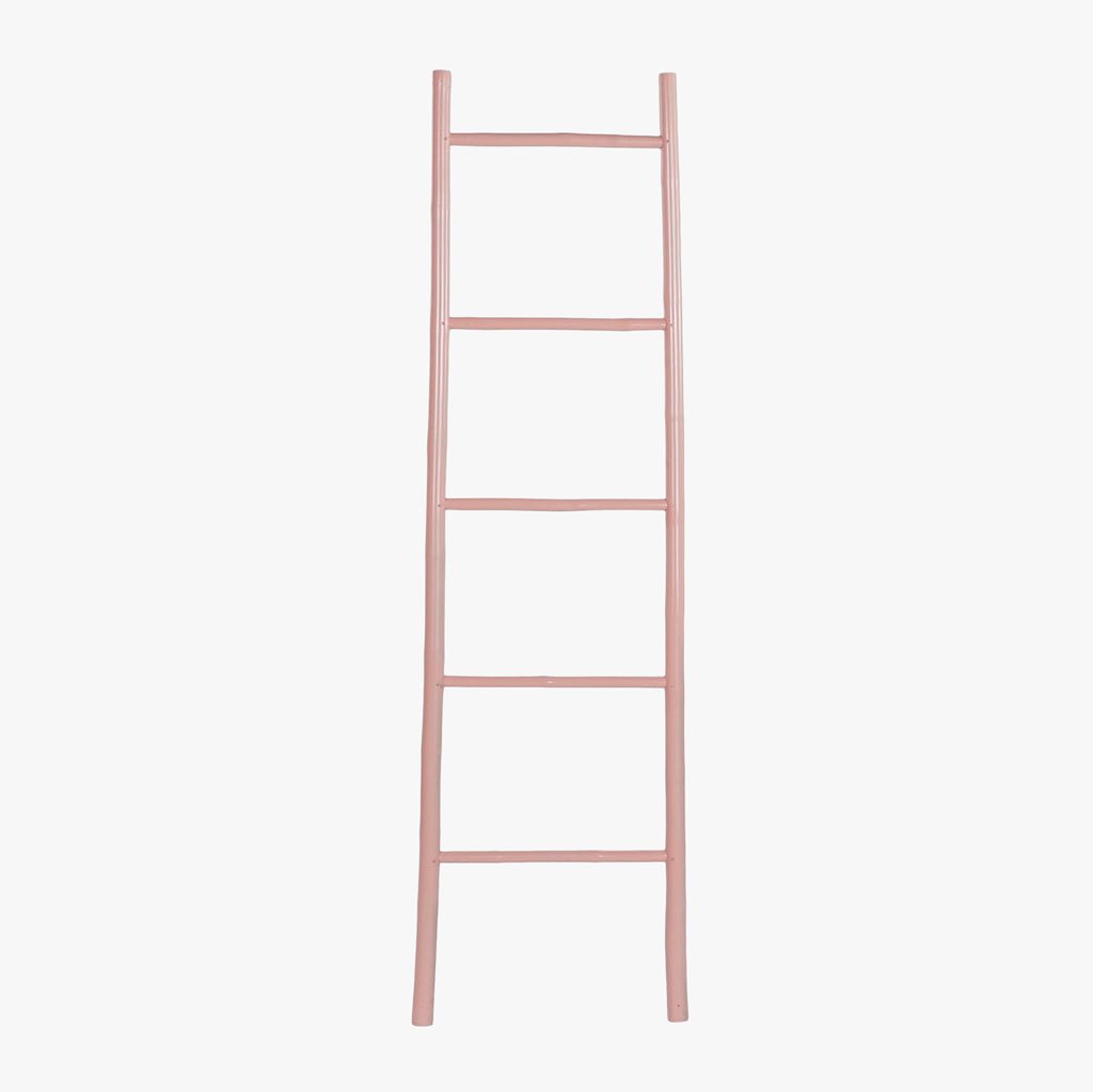 Toalheiro Bambu Rosa 34x20x79 CLEAR - Gato Preto