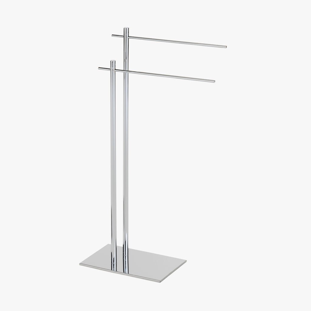 Toalheiro Duplo Cromado SILVER - Gato Preto