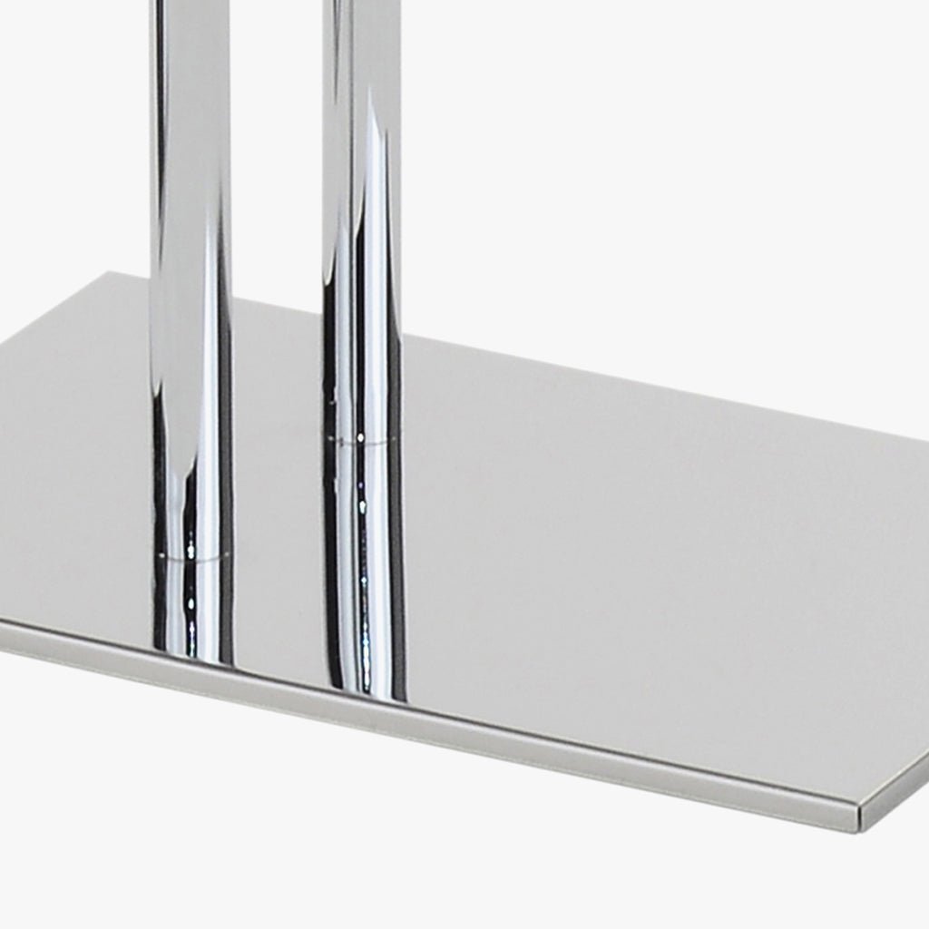 Toalheiro Duplo Cromado SILVER - Gato Preto