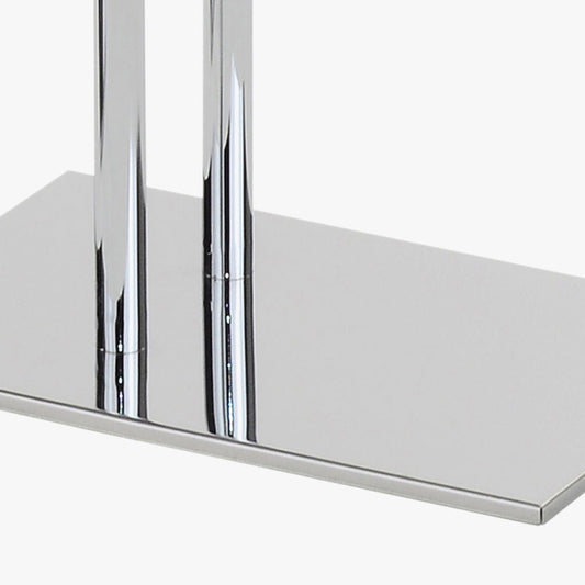 Toalheiro Duplo Cromado SILVER - Gato Preto