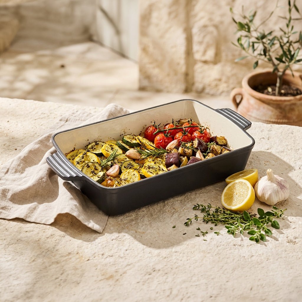 Travessa de ferro fundido Antracite CHEF - Gato Preto