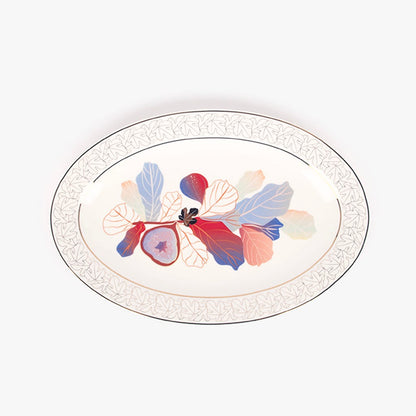 Travessa Oval Grande FIGO - Gato Preto