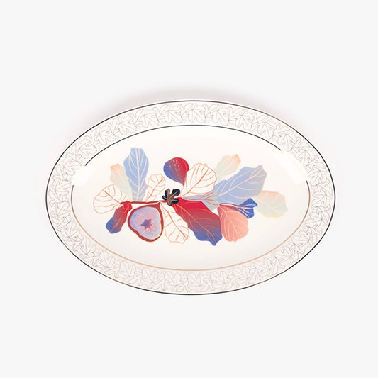 Travessa Oval Grande FIGO - Gato Preto