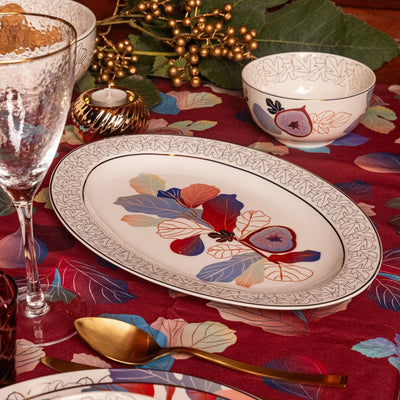 Travessa Oval Grande FIGO - Gato Preto