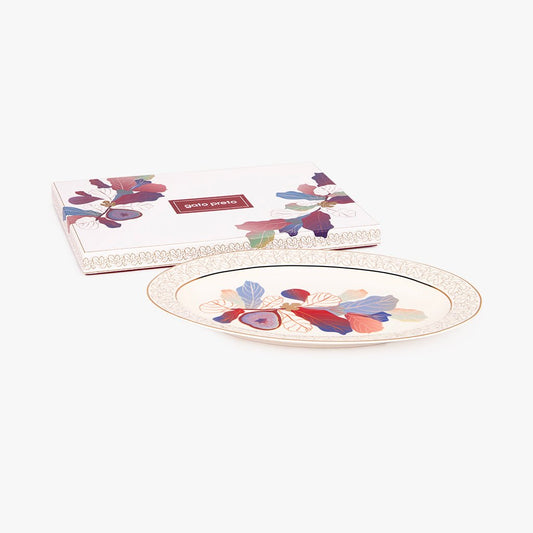 Travessa Oval Grande FIGO - Gato Preto