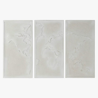 Triplico Mapa Mundo Branco HORIZONTE - Gato Preto