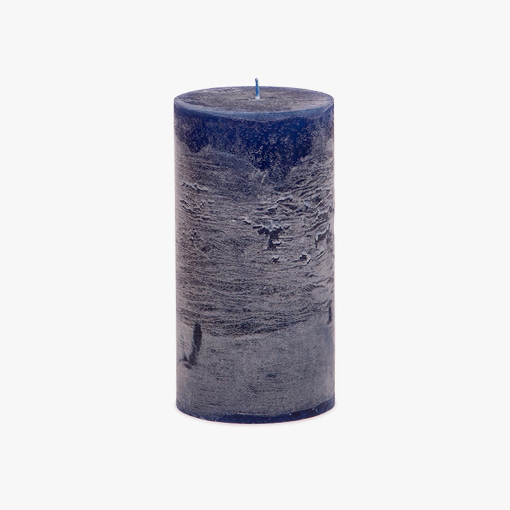 Vela Azul 9x20 RUSTIK - Gato Preto