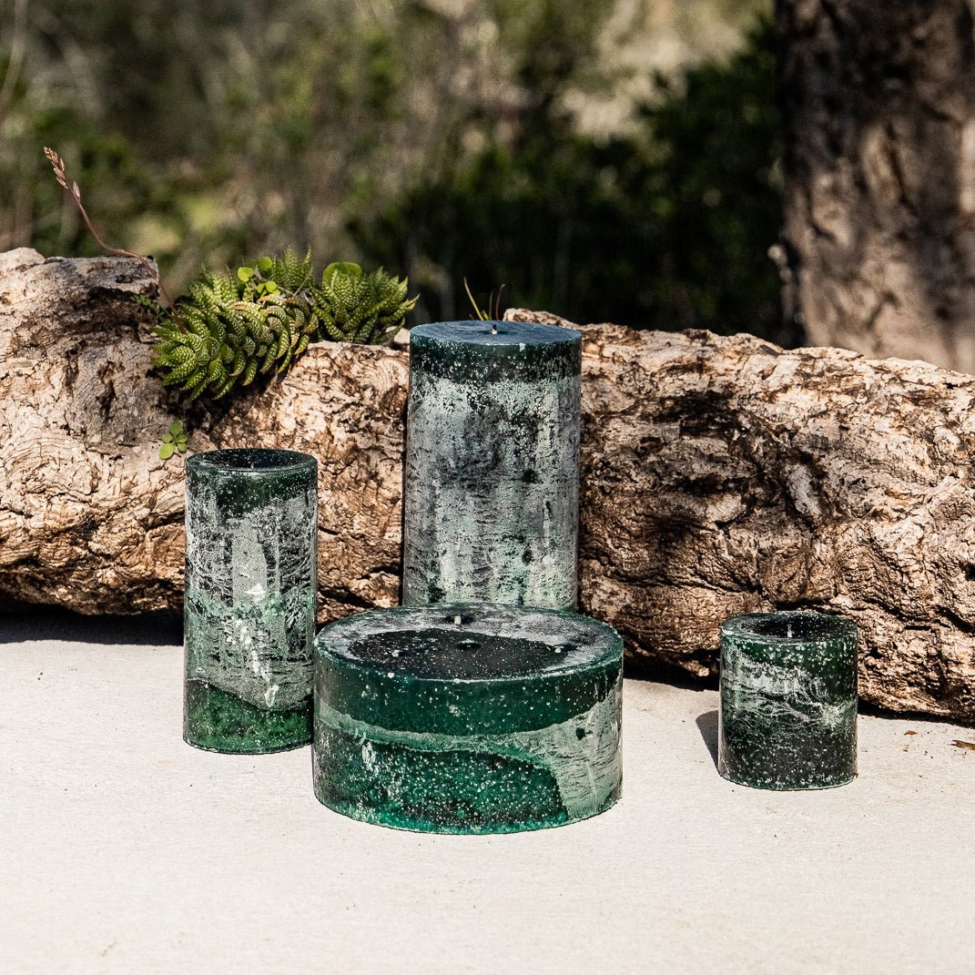 Vela Verde 15x7,5 RUSTIK - Gato Preto