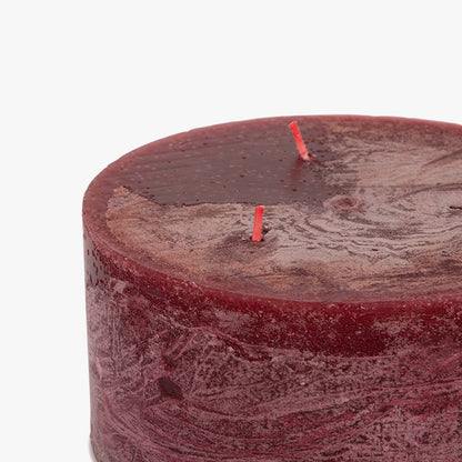 Vela Vermelha 15x7,5 RUSTIK - Gato Preto
