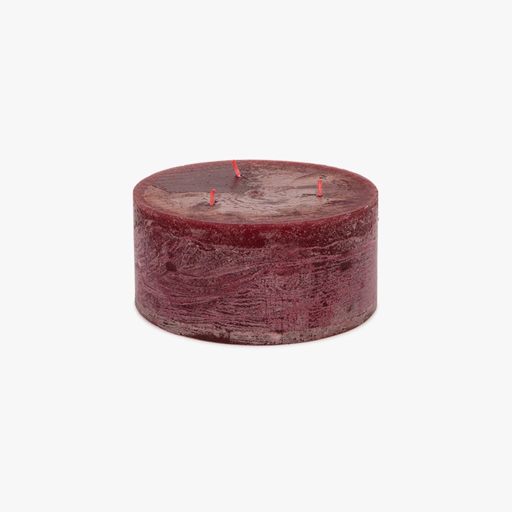 Vela Vermelha 15x7,5 RUSTIK - Gato Preto