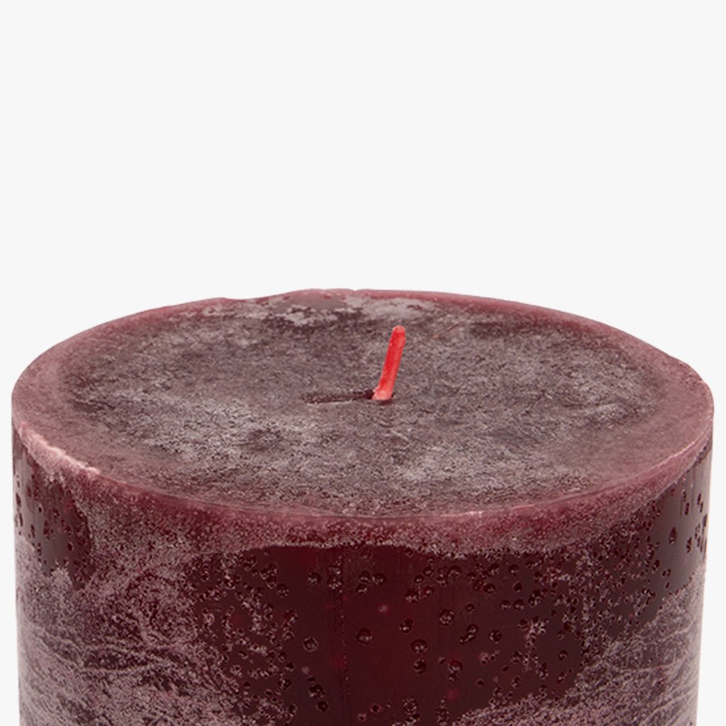 Vela Vermelha 9x20 RUSTIK - Gato Preto