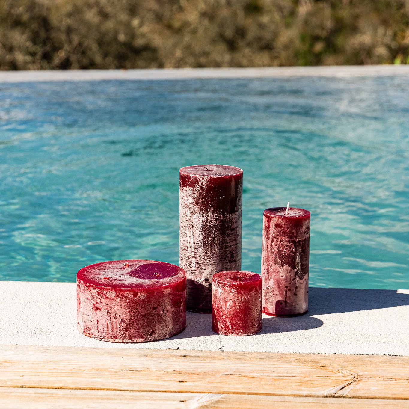 Vela Vermelha 9x20 RUSTIK - Gato Preto