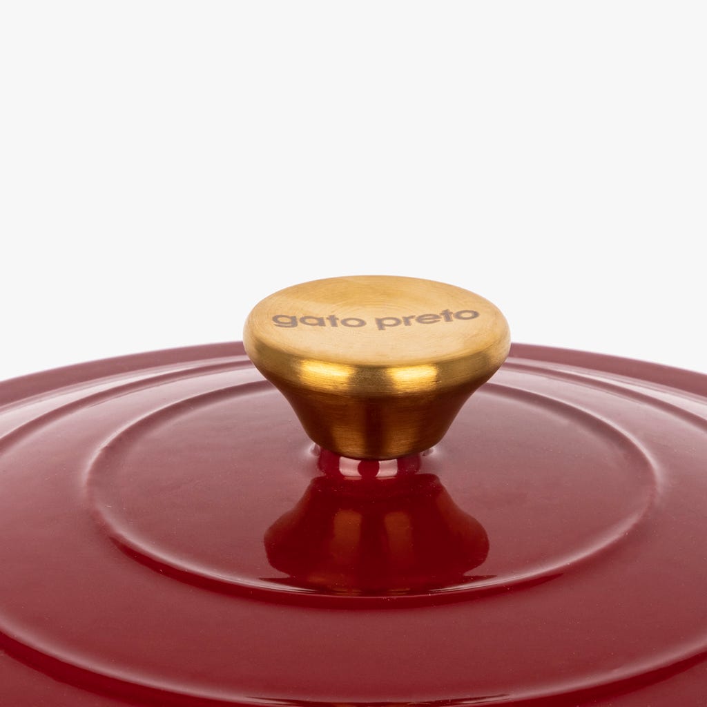 Casserole fer fondu Rouge D26 cm | 4,5L CHEF