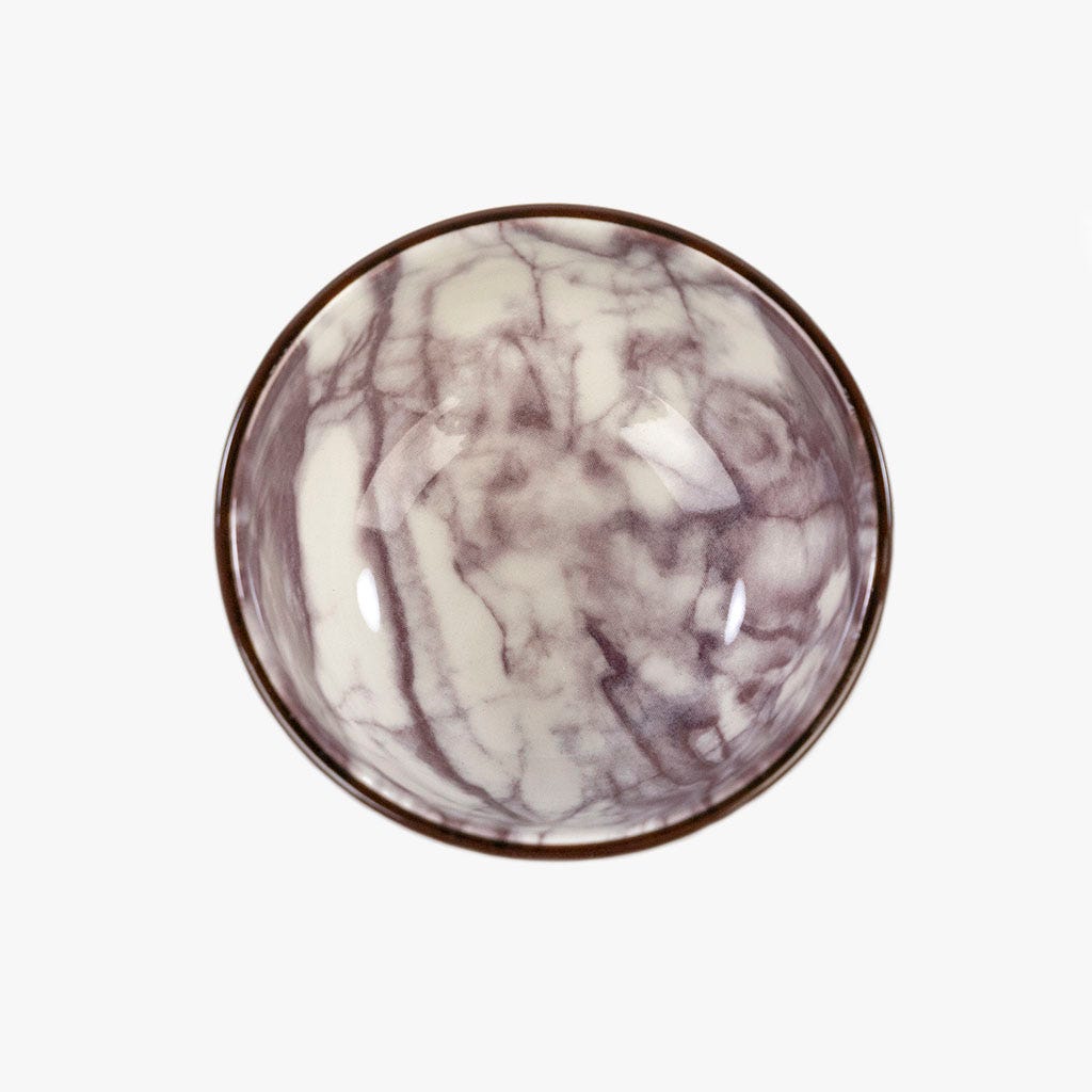 Taça marmoreada beringela 7.6 cm ASIA