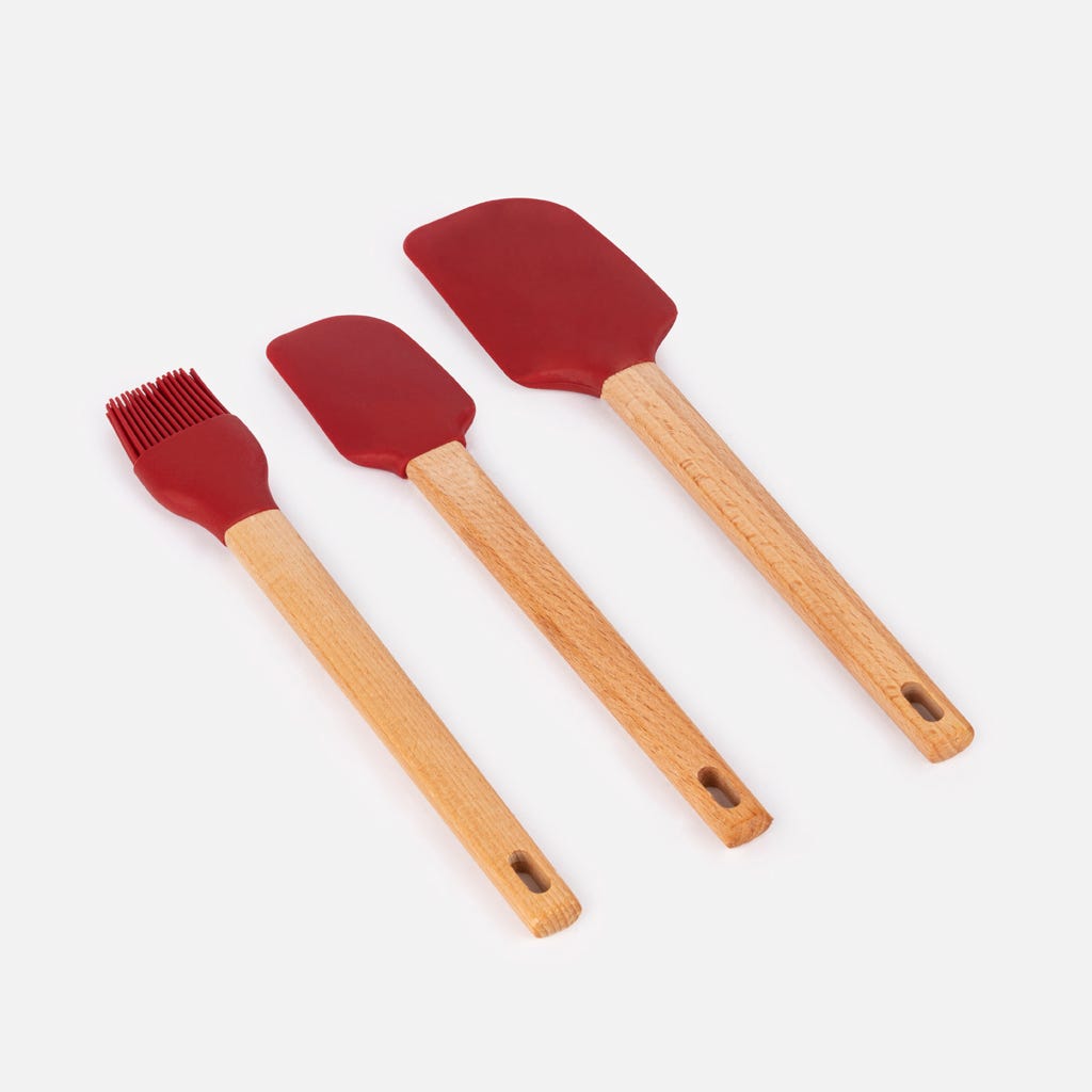 Utensílios de cozinha vermelho (3 peças) RAINBOW