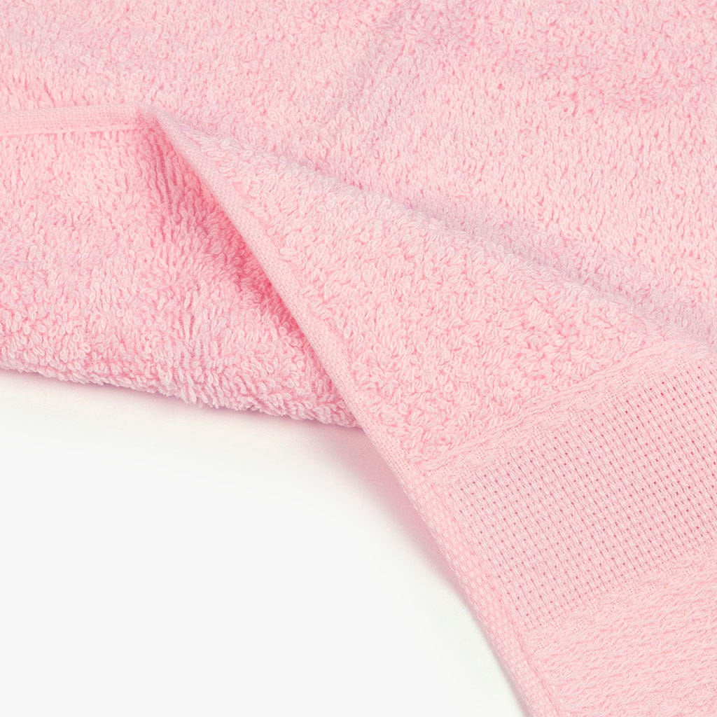 Toalha de banho com Franjas rosa 30x50 cm