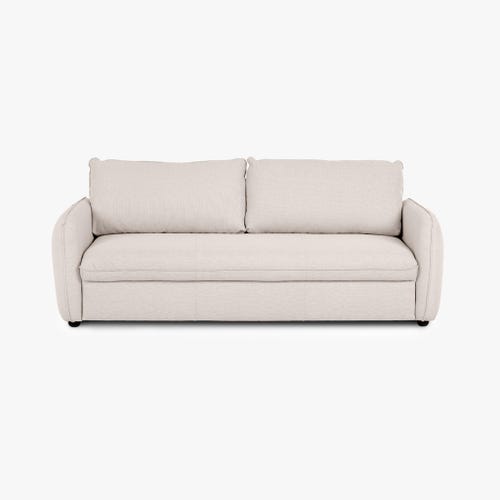 Sofa bed beige 227x95x91,5cm ALBA