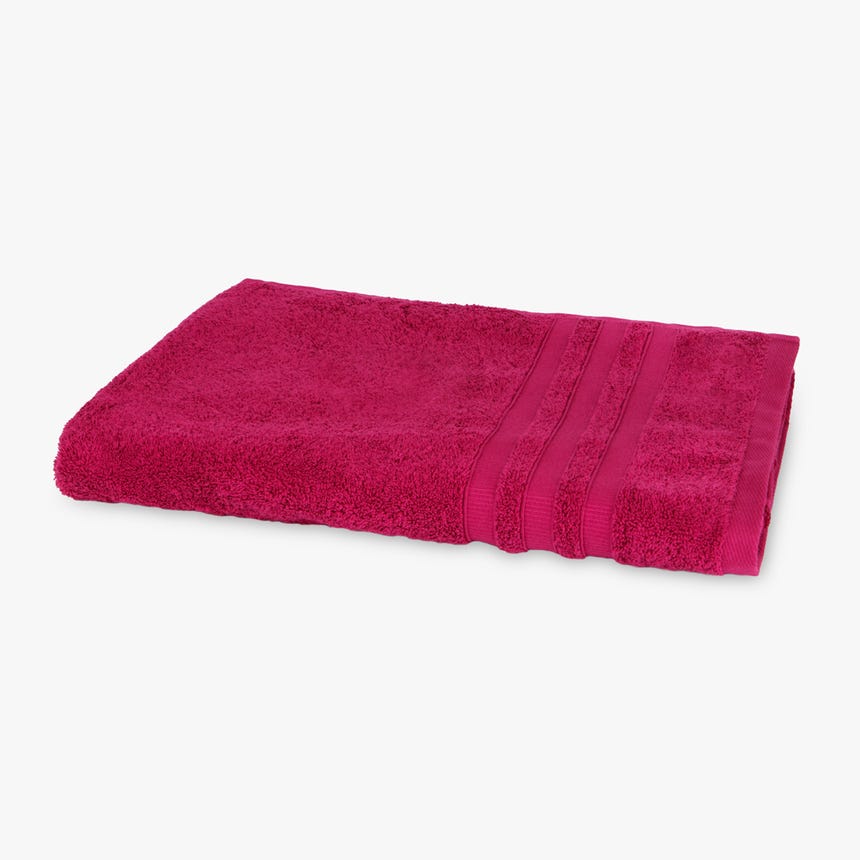 Toalha de banho rosa 100x150 cm 4EVERYDAY