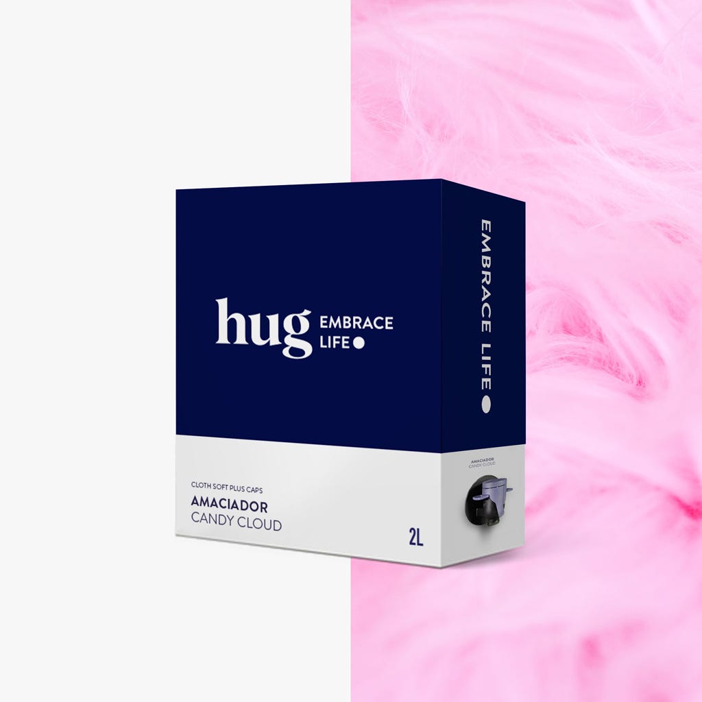 Amaciador de roupa ecológico candy cloud 2 L HUG