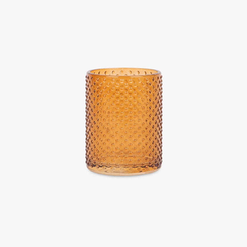 Vaso vidrio naranja ORANGE