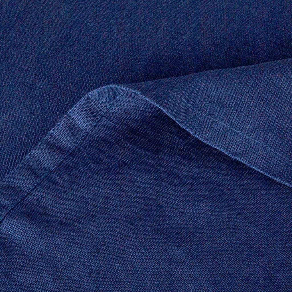 Mantel lino azul 160x160 cm JACKIE