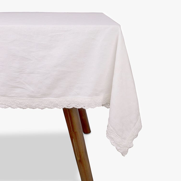 Toalha de mesa branco 160x250 cm PARIS