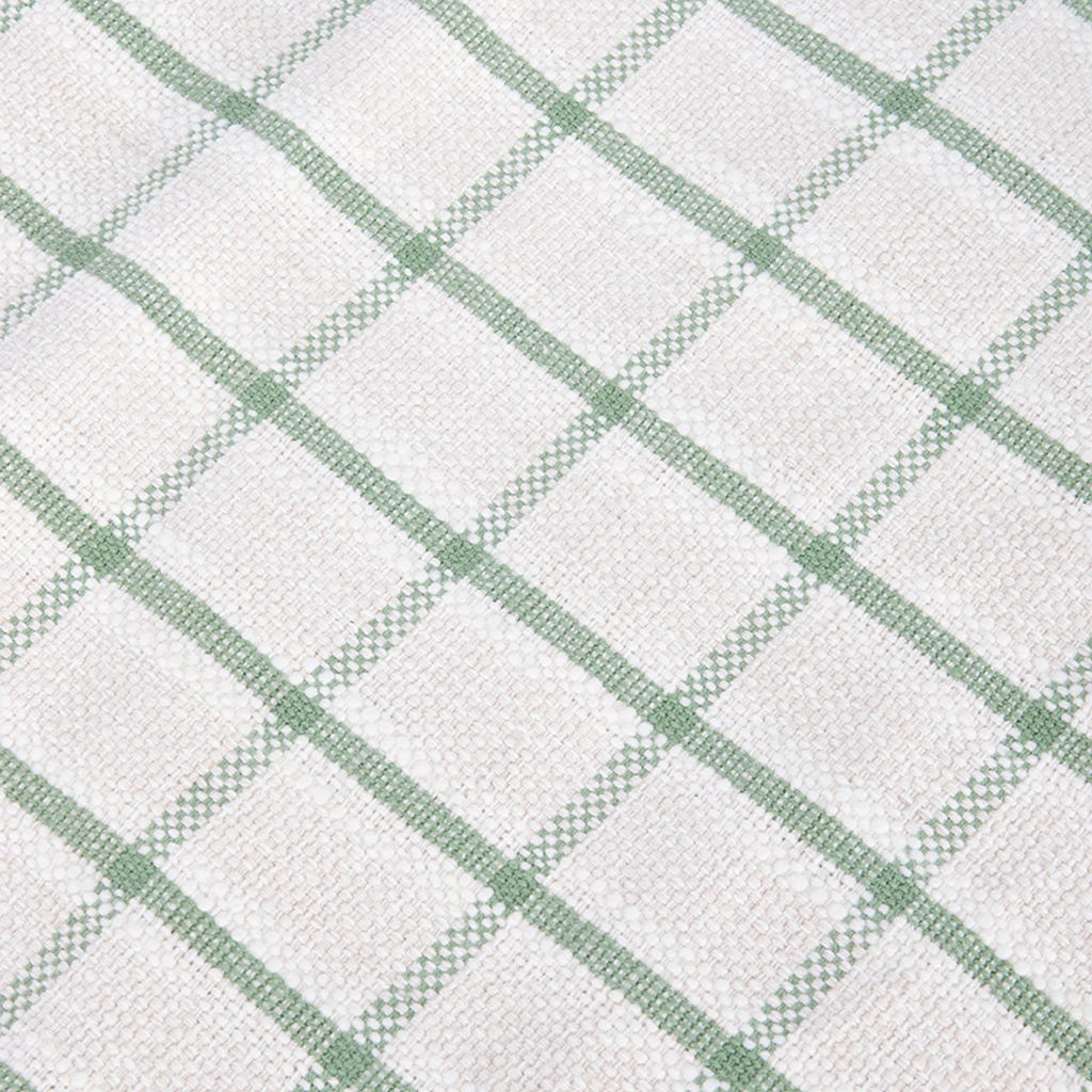 Bolsa algodón verde/blanco RIA