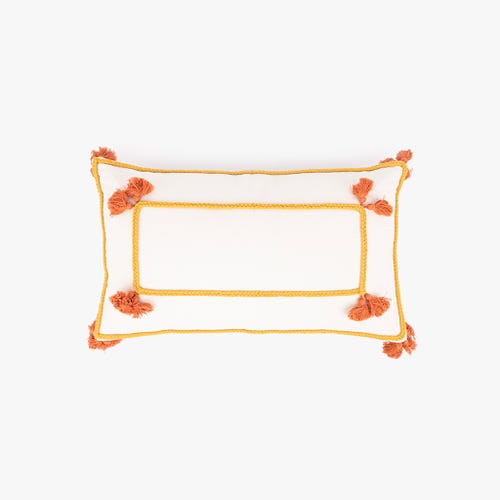 Orange and yellow cushion cover 30x50cm BACKYARD