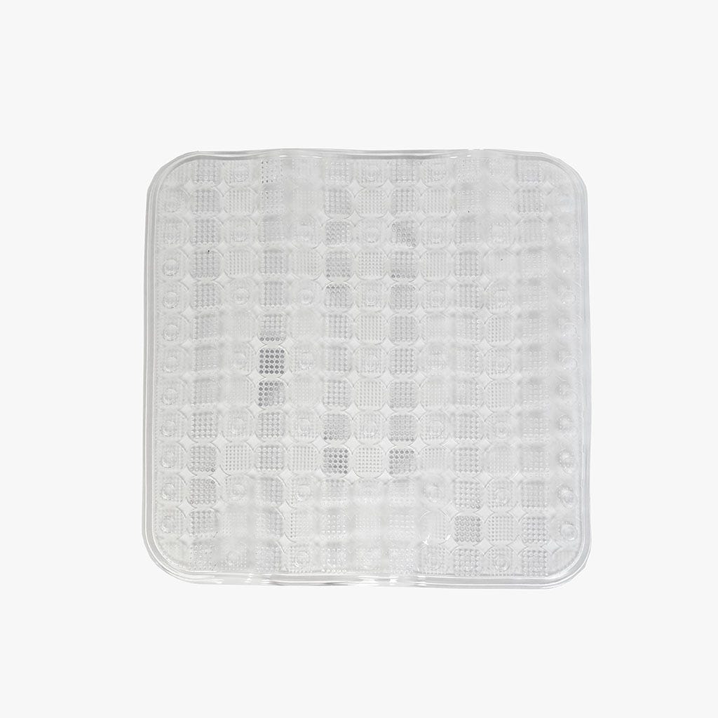 Alfombrilla de Baño Círculos Transparente 54x54 cm