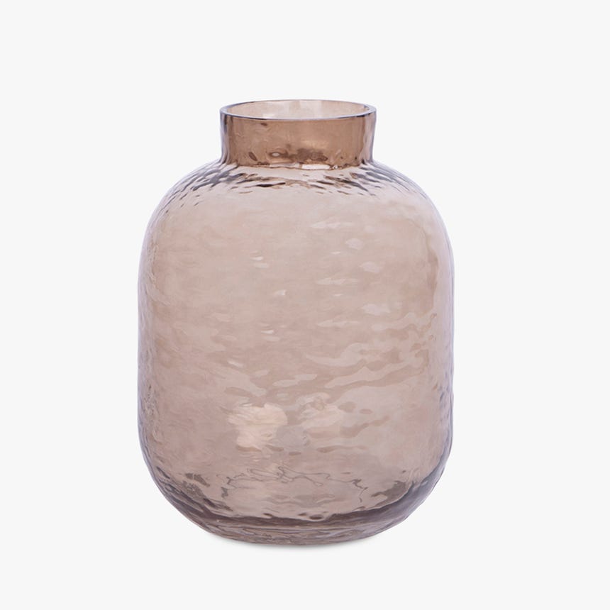 Vase martelé gris d19x24 cm SIMPLY