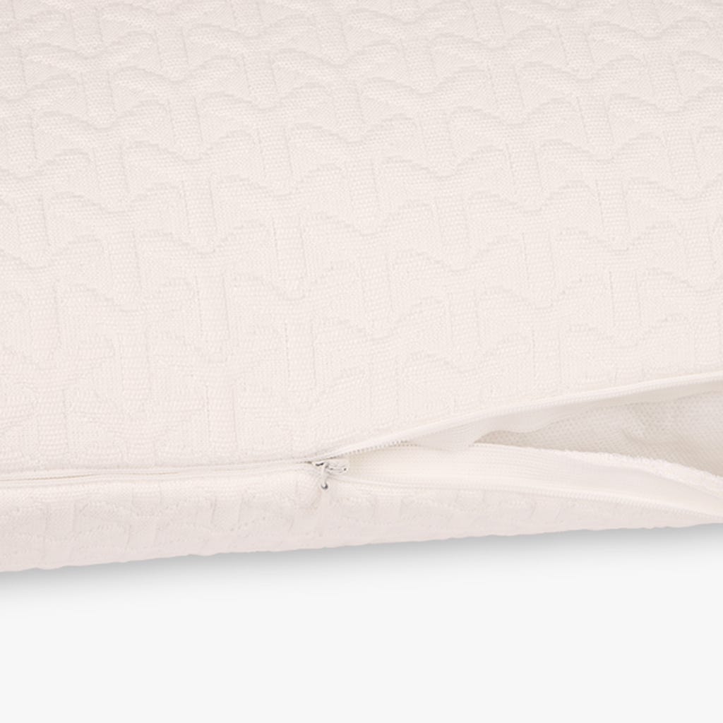 Housse de coussin blanc 60x60 cm OLÍMPIA
