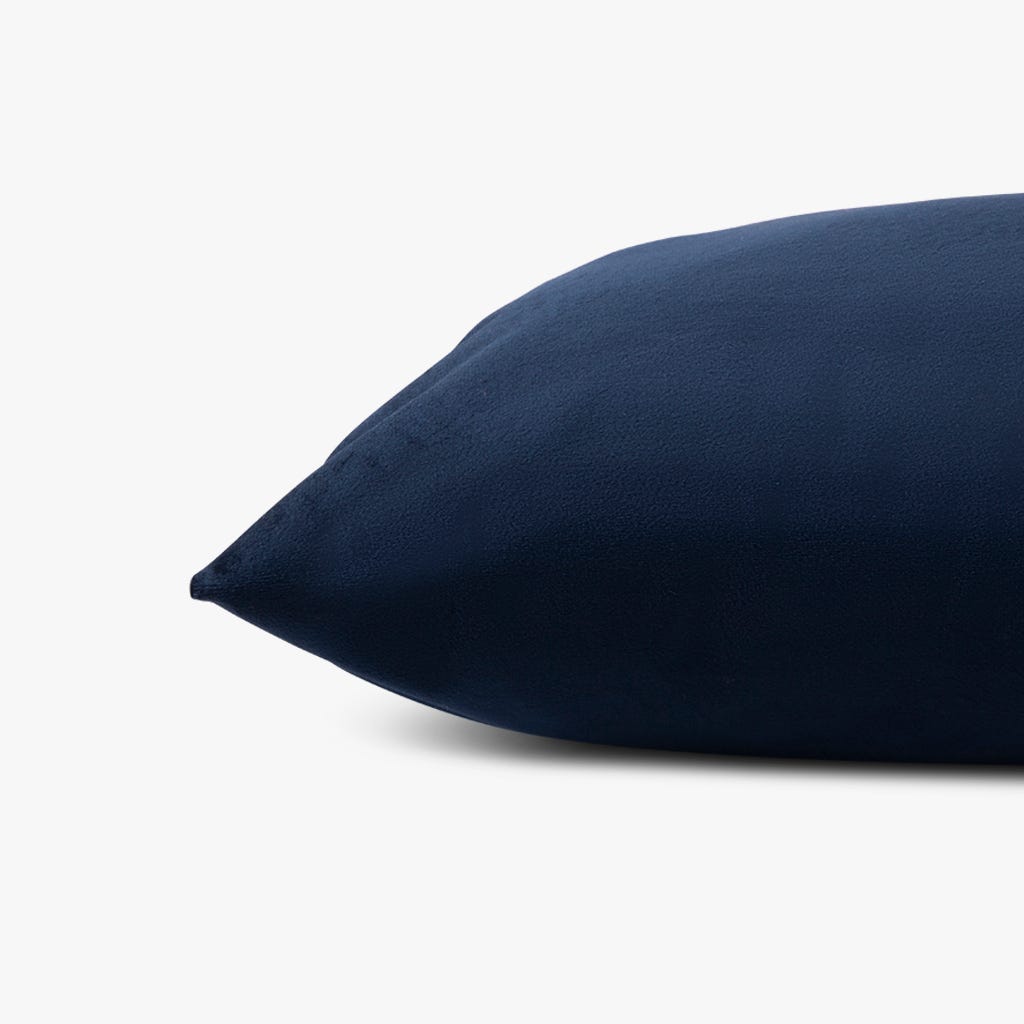 Capa de almofada veludo azul escuro 30x50 cm PALACE