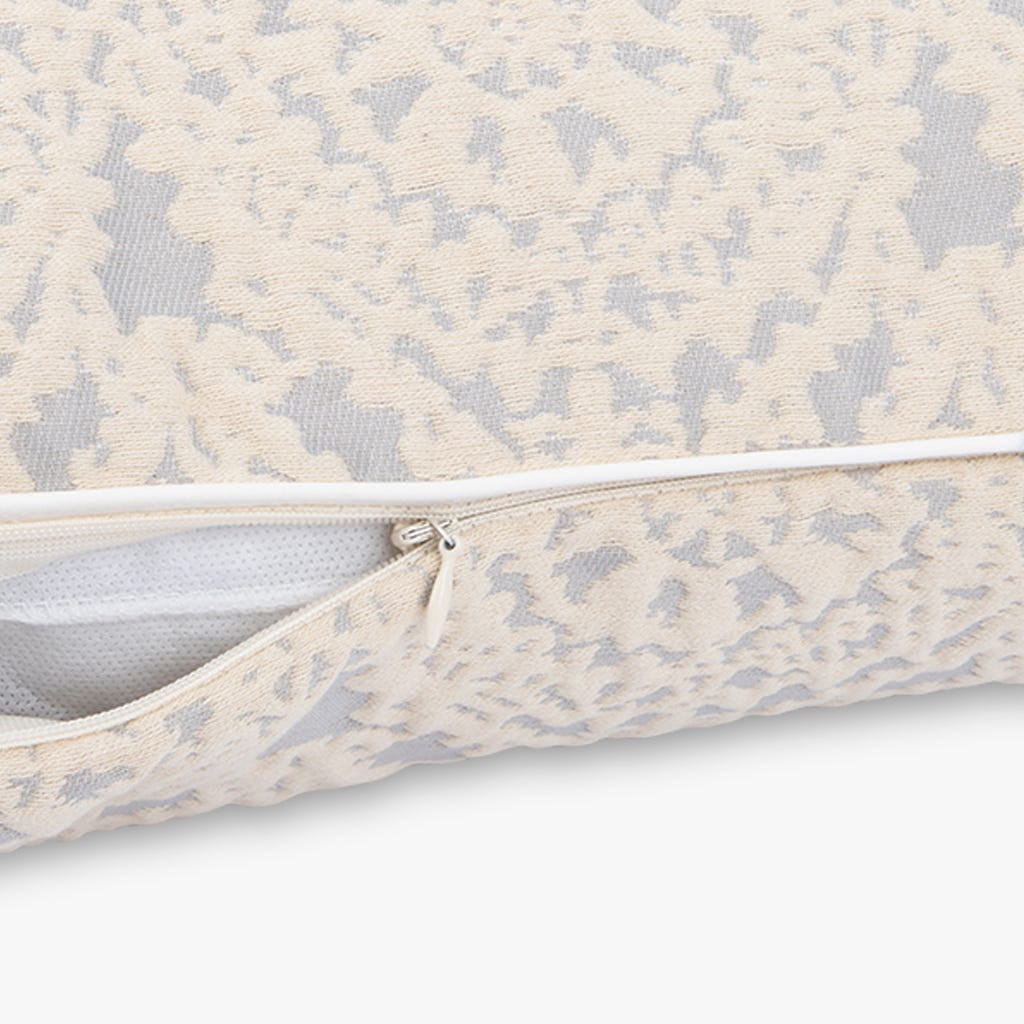 Capa de almofada cinza 60x60cm EMMA