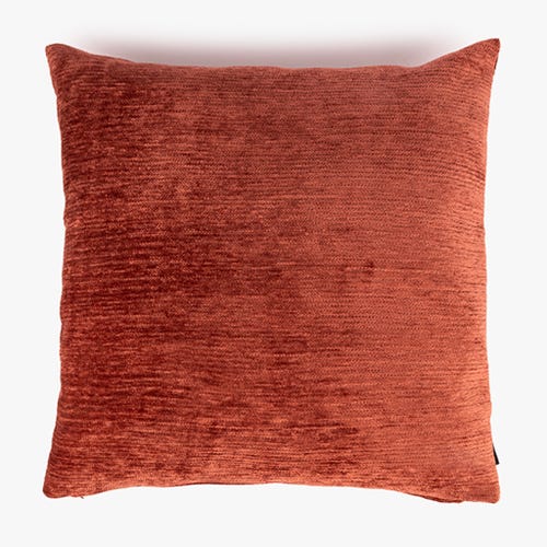 Pink chenille cushion cover 60x60cm INDIE