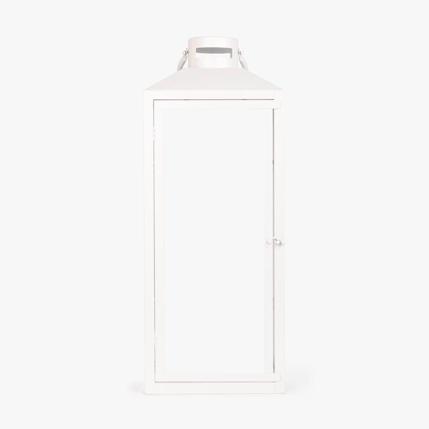 Lanterna branca 25,3x65 cm SWAN
