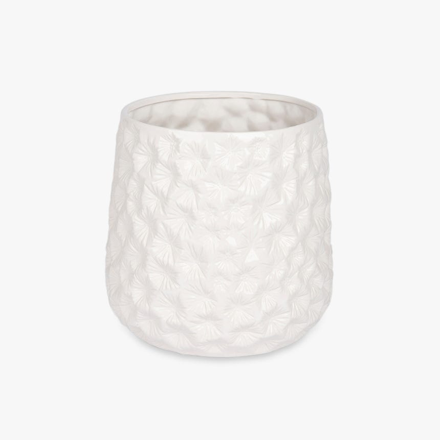 Vaso branco 30x29 cm AQUATIC