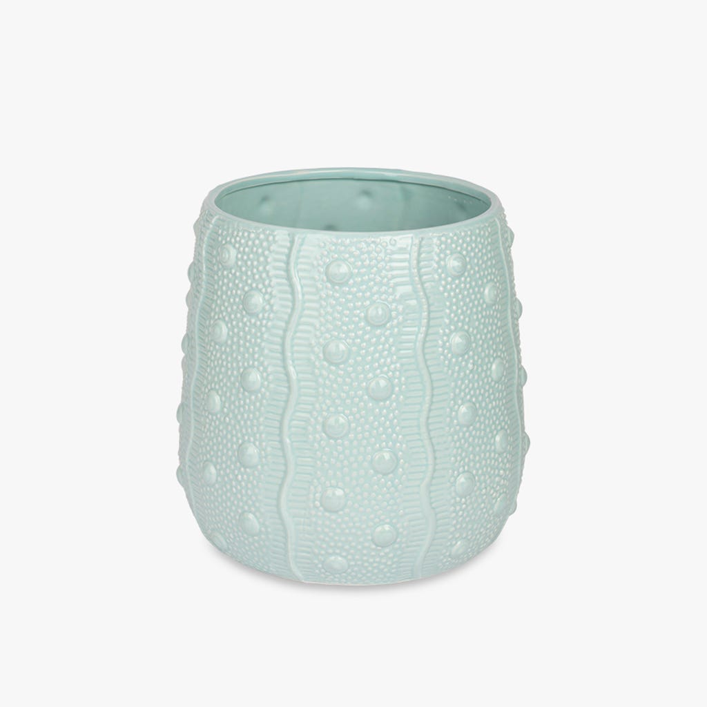 Vase en céramique bleu 30x29cm AQUATIC